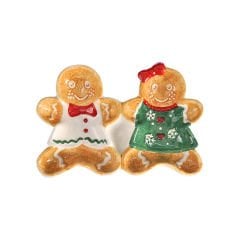 Yılbaşı Temalı Seramik Tabak - 17x17/28x18