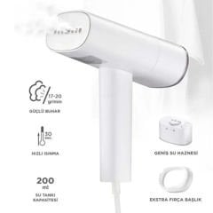 Buharlı Taşınabilir Seyahat Boy Dikey Ütü - 1200W - KG3112 - Torima