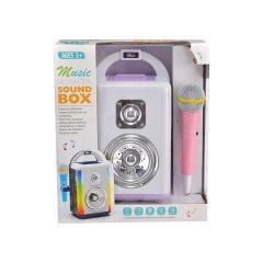 Mikrofonlu Müzik Kutusu - 6006 Pembe