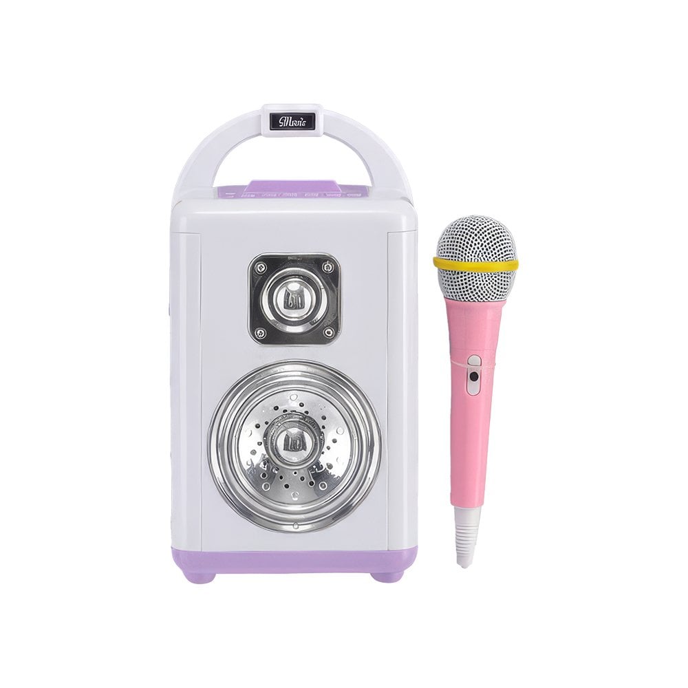 Mikrofonlu Müzik Kutusu - 6006 Pembe