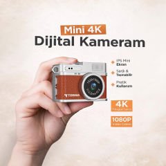Mini Dijital Fotoğraf ve Video Kamerası -  1080p - CMR35 - Torima Kahverengi
