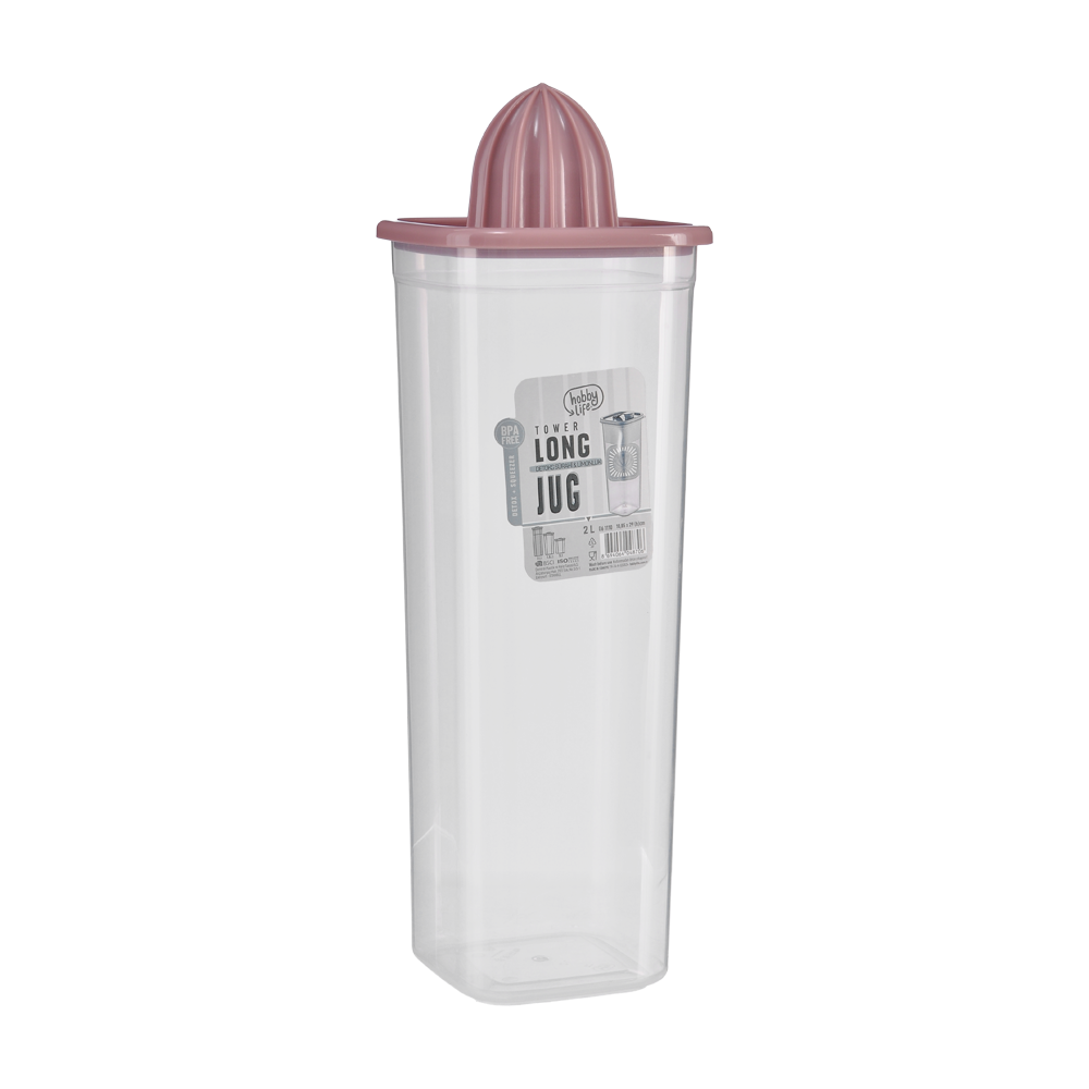 Süzgeçli Plastik Detox Saklama Kabı - 2 L