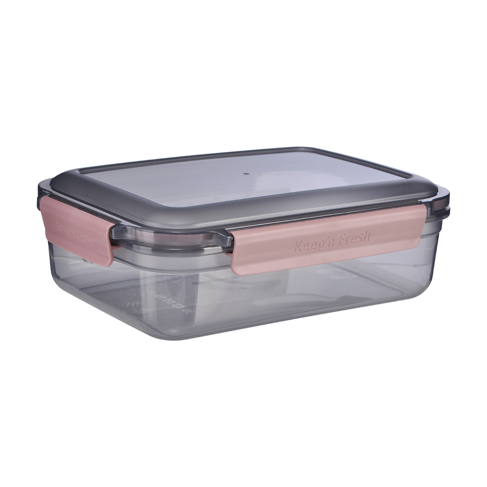 Plastik Sığ Sızdırmaz Saklama Kabı - 2 L