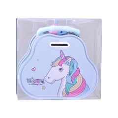 Kumbara Metal Unicorn Kilitli