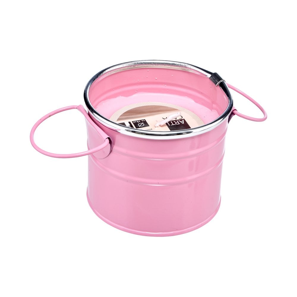Saksılı Sinek Kovucu Mum - 10X10 cm Pembe