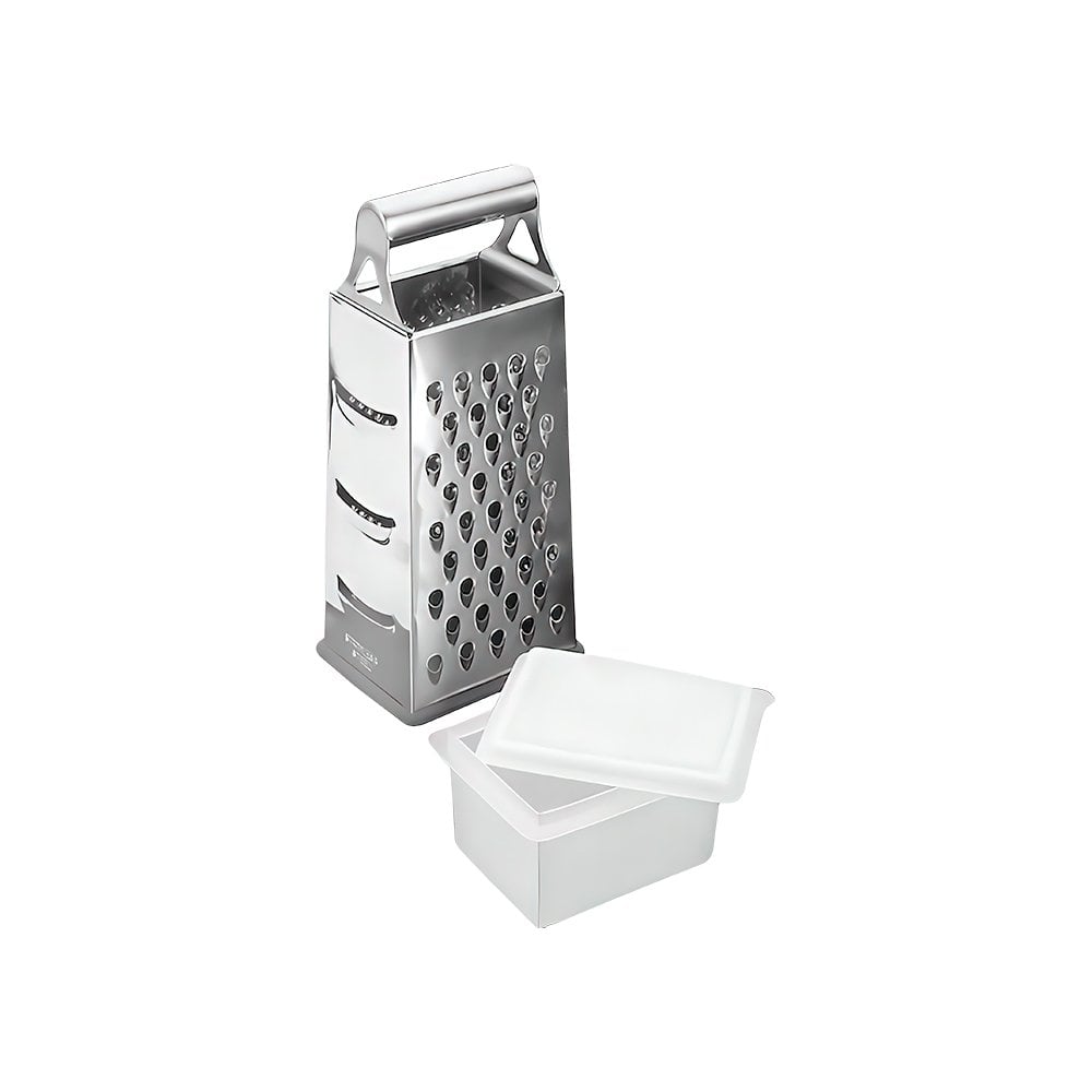 4 Taraflı Hazneli Çelik Rende - 19 cm