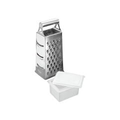 4 Taraflı Hazneli Çelik Rende - 19 cm