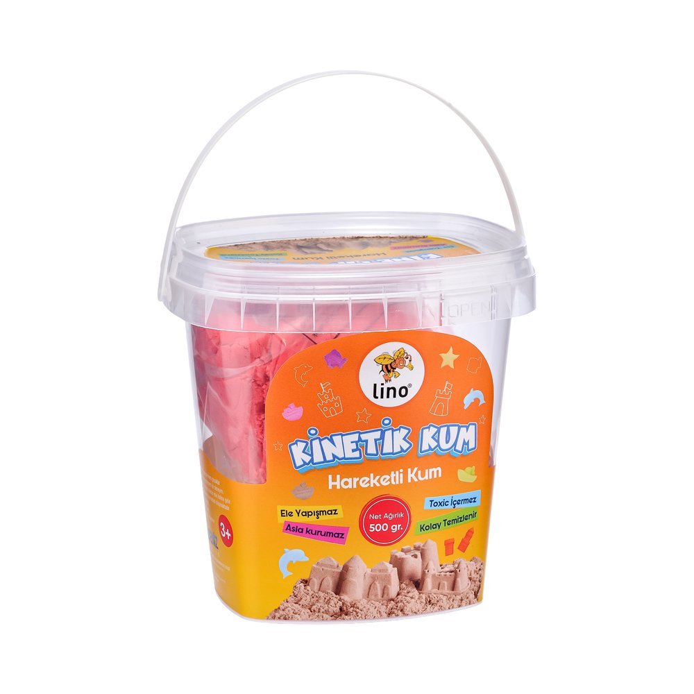 Kinetik Kum - 500 gr Kırmızı