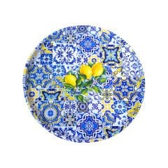 Yuvarlak Metal Tepsi - 23 cm