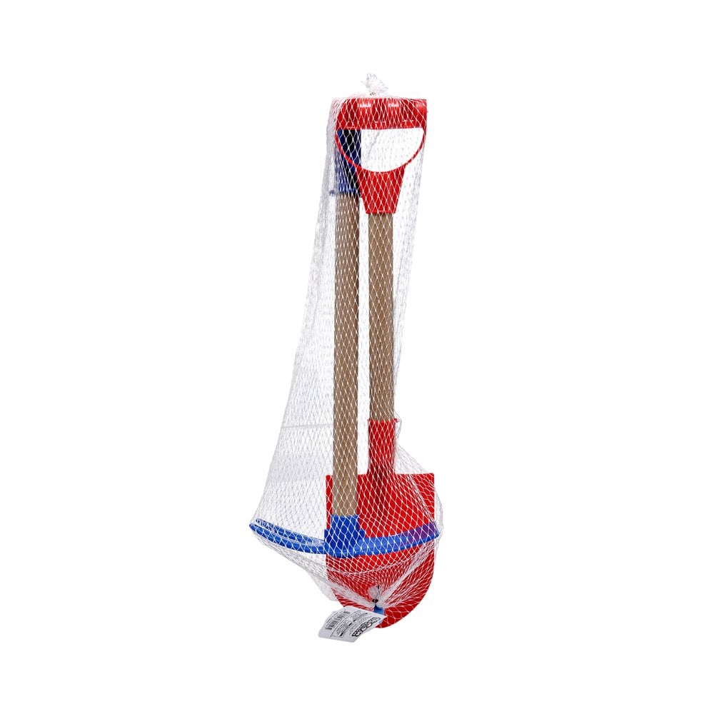 2'li Plastik Bahçe Seti Kürek Tırmık Fileli Set Desen 1