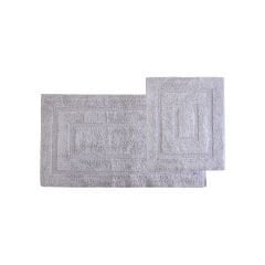 %100 Pamuk Natural 2'li Klozet Takımı - 50x90/50x45