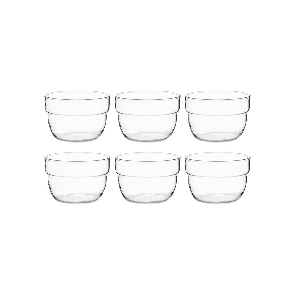 6'lı Cam Kase Set - 200 cc