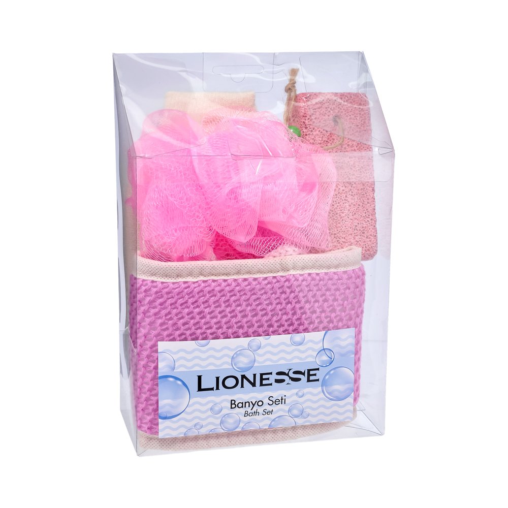 Lionesse Banyo Seti Pembe
