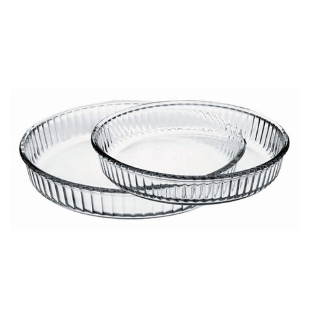 2'li Yuvarlak Borcam Fırın Tepsisi