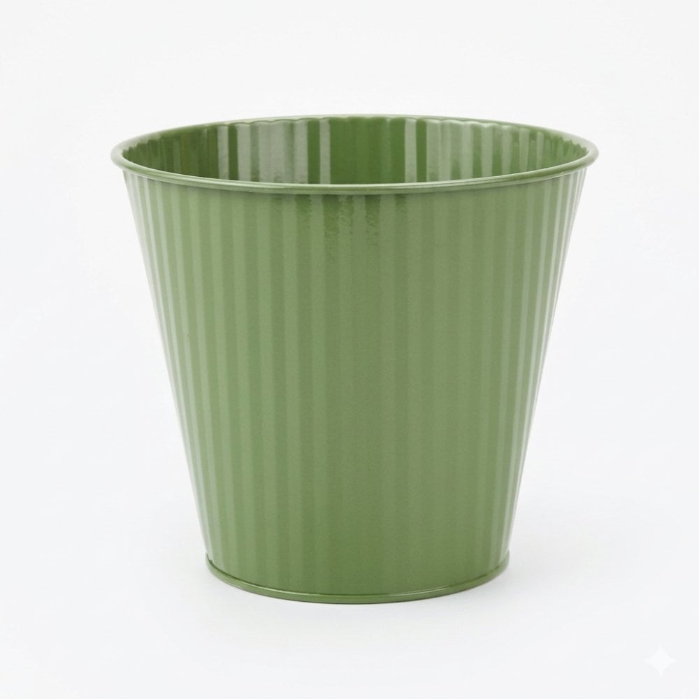 Metal Saksı - 13x12 cm