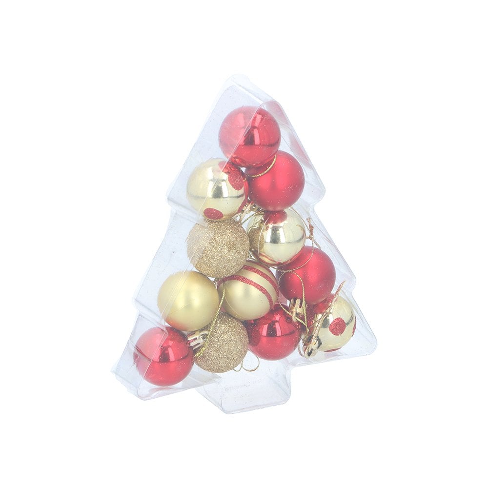 Yılbaşı Ağaç Topları 12'li (4 cm)