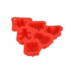 Yeni Yıl Silikon Kurabiye Kalıbı