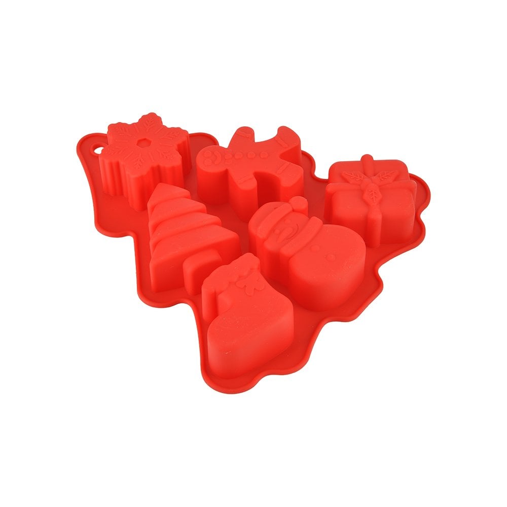 Yeni Yıl Silikon Kurabiye Kalıbı