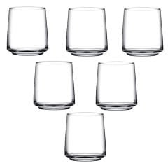 6'lı Cam Su ve Meşrubat Bardağı - Tokio - 270 cc