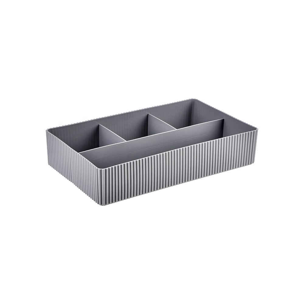 4 Bölmeli Plastik Geniş Organizer Kutu