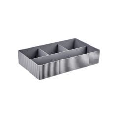 4 Bölmeli Plastik Geniş Organizer Kutu