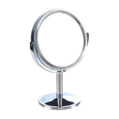 Çift Taraflı Yuvarlak Ayna - 11 cm - Gümüş