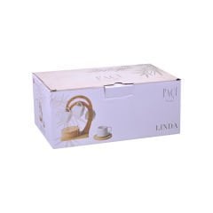 Bambu Stantlı 6'lı Kahve Fincan Takımı