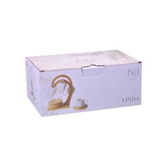 Bambu Stantlı 6'lı Kahve Fincan Takımı