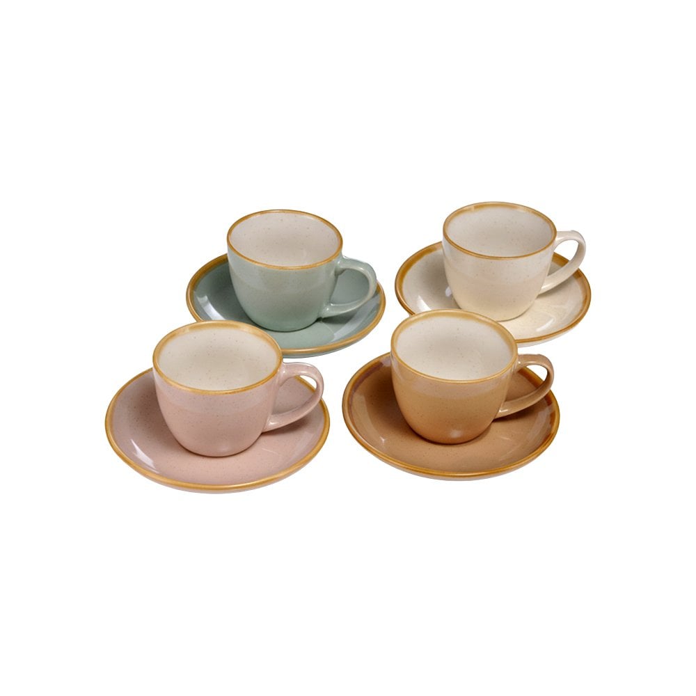 4'lü Porselen Kahve Fincan Seti - 90 ml