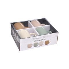 4'lü Kupa Porselen - 190 ml