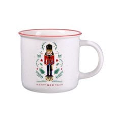 Yılbaşı Temalı Porselen Kupa (360 ml)