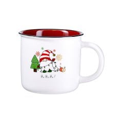 Yılbaşı Temalı Porselen Kupa (360 ml)