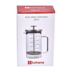 Metal Kapaklı French Press - 600 ml