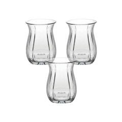 3'lü Cam Çay Bardağı - 145 cc