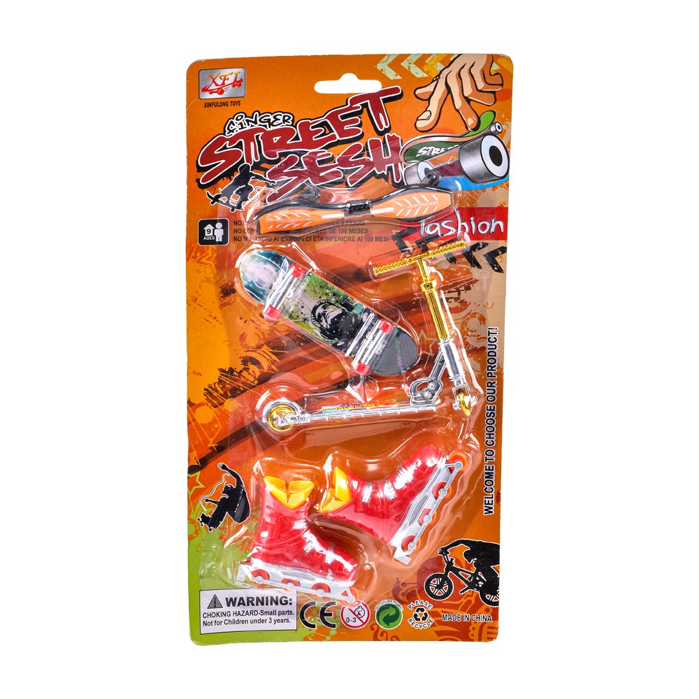 Aksesuarlı Mini Kaykay-Paten-Scooter Set
