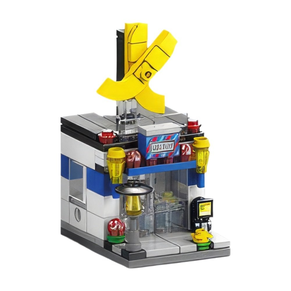 Yapboz Blok Cadde Dükkanları