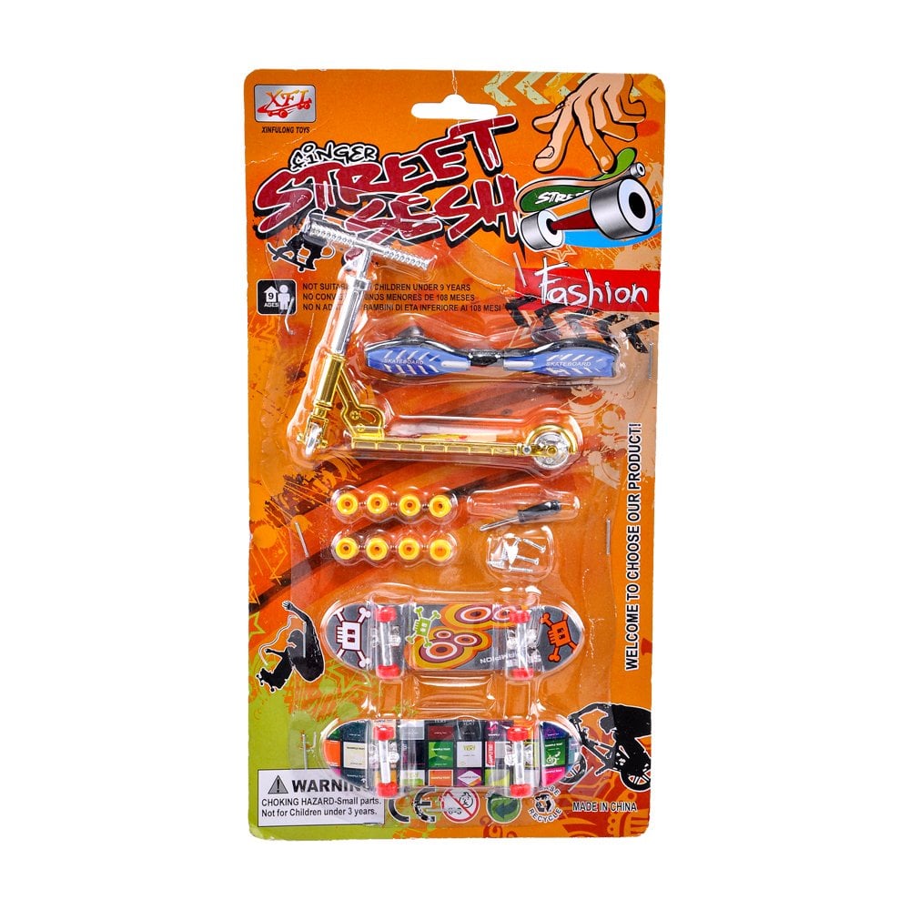 Aksesuarlı Mini Kaykay-Scooter Set