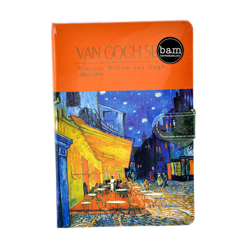 Mıknatıslı Van Gogh A5 Not Defteri - 19X13 Desen 2