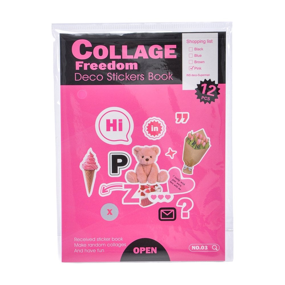 Collage Sticker Defter - 11X16,5 - 24 Sayfa