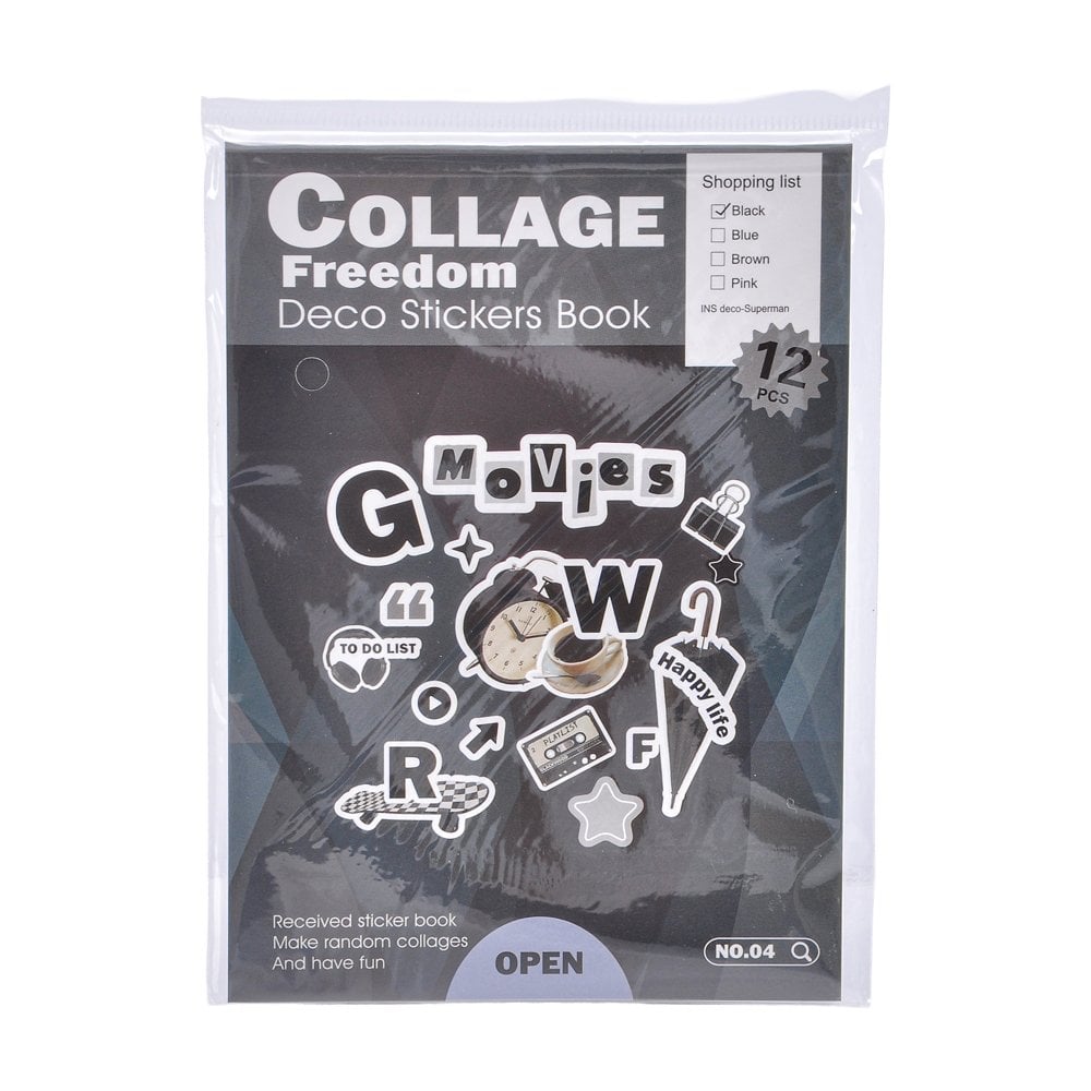 Collage Sticker Defter - 11X16,5 - 24 Sayfa Model 3