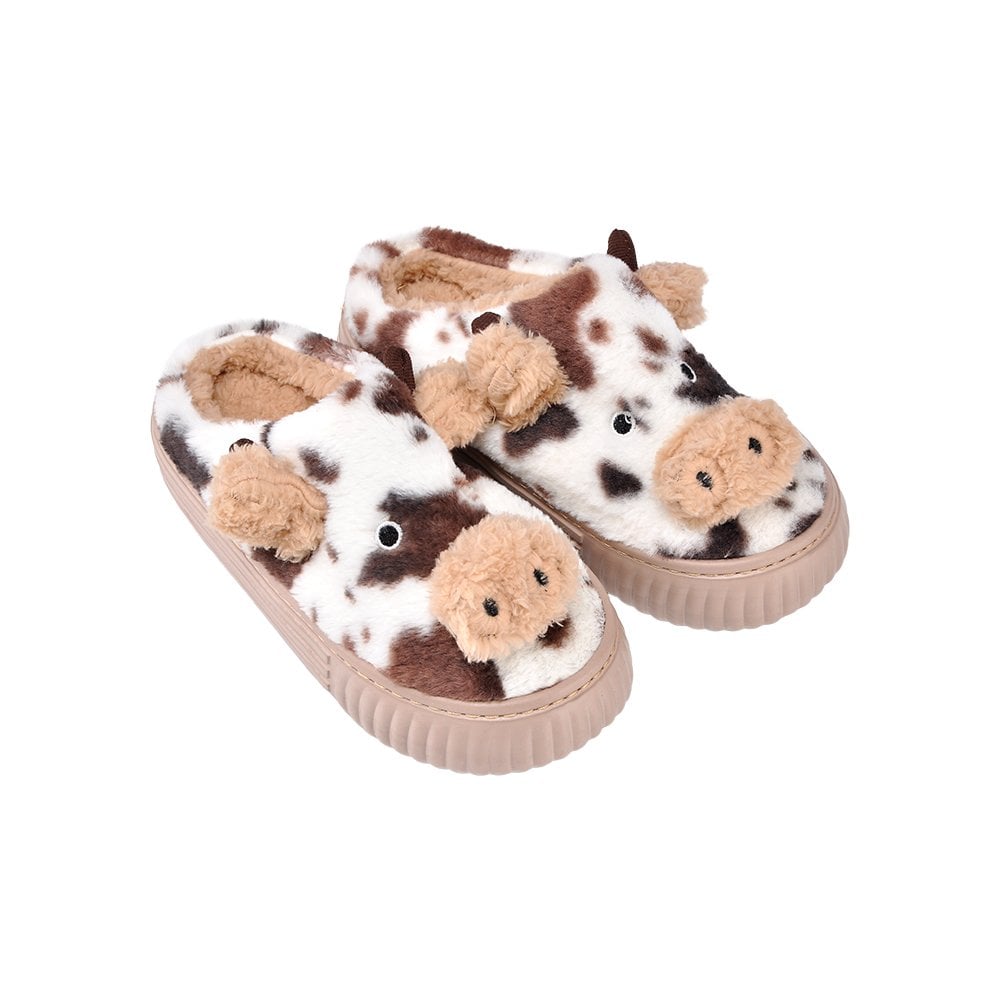 İnek Figürlü Gondol Kadın Terlik