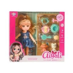 Petshop Aksesuarlı Bebek - 16 cm