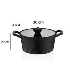 Amboss Vento Döküm Derin Tencere - 20 cm