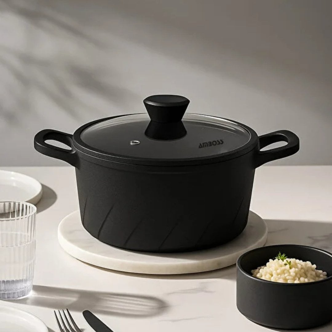 Amboss Vento Döküm Derin Tencere - 20 cm