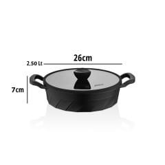 Amboss Vento Döküm Basık Tencere - 26 cm