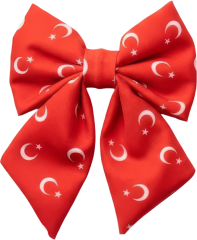 Bayrak Baskılı Kumaş Çocuk Otomatik Toka