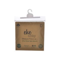 10'lu Organik Desenli Bebek Ağız Mendili - 22X22