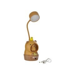 Mini Capybara Led Masa Lambası - Usb Şarjlı
