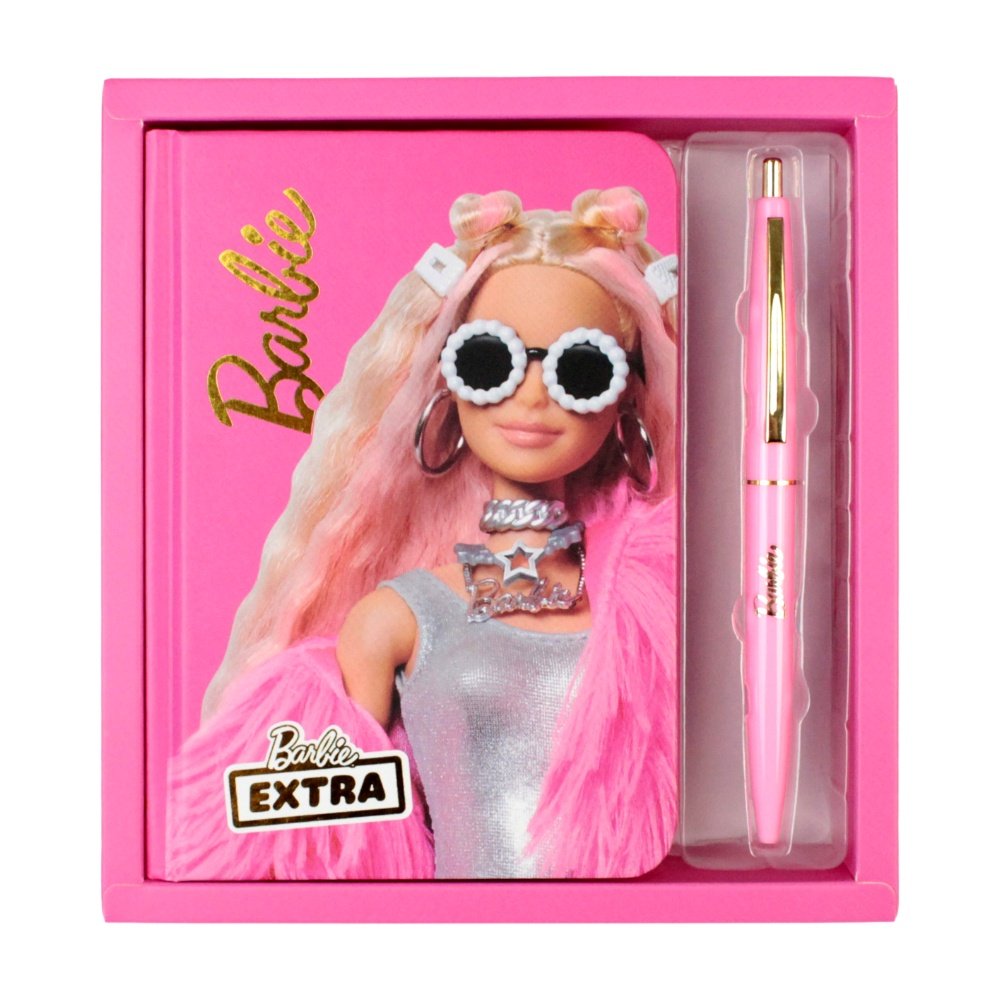 Barbie Kalemli Hatıra Defteri Pembe