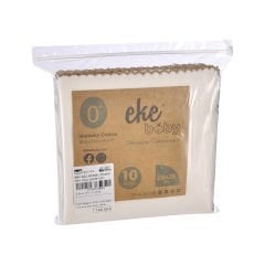 10'lu Organik Penye Bebek Ağız Mendili - 28X28